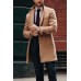 Men's Mid-length Long-sleeved Woolen Coat