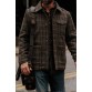 MENS CASUAL VINTAGE CHECK TWEED JACKET